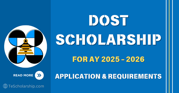 DOST Scholarship 2025 to 2026 Online Application | Apply Now