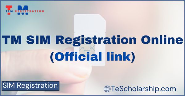 TM SIM Registration Online (Official link 2024)